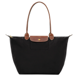 Bolso Grande Nylon Plegable, Negro