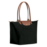 Bolso Grande Nylon Plegable, Negro