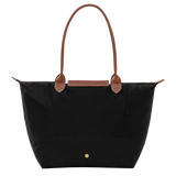 Bolso Grande Nylon Plegable, Negro