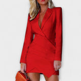 Vestido Blazer de manga larga para mujeres