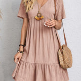 Aisha – Vestido Suelto Elegante con Escote en V