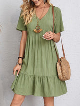 Aisha – Vestido Suelto Elegante con Escote en V