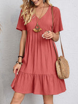 Aisha – Vestido Suelto Elegante con Escote en V