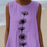 Andrea | Vestido midi Violet Bloom