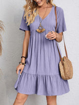 Aisha – Vestido Suelto Elegante con Escote en V