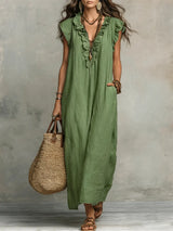 Camélia | Vestido Largo Bohemio Fluido