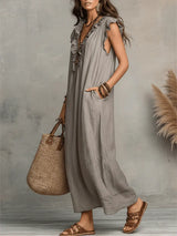 Camélia | Vestido Largo Bohemio Fluido