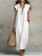Camélia | Vestido Largo Bohemio Fluido