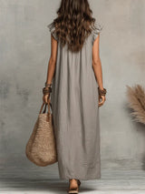 Camélia | Vestido Largo Bohemio Fluido