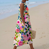 Antes | Vestido midi floral